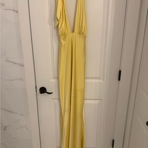 Chic Yellow Maxi Dress